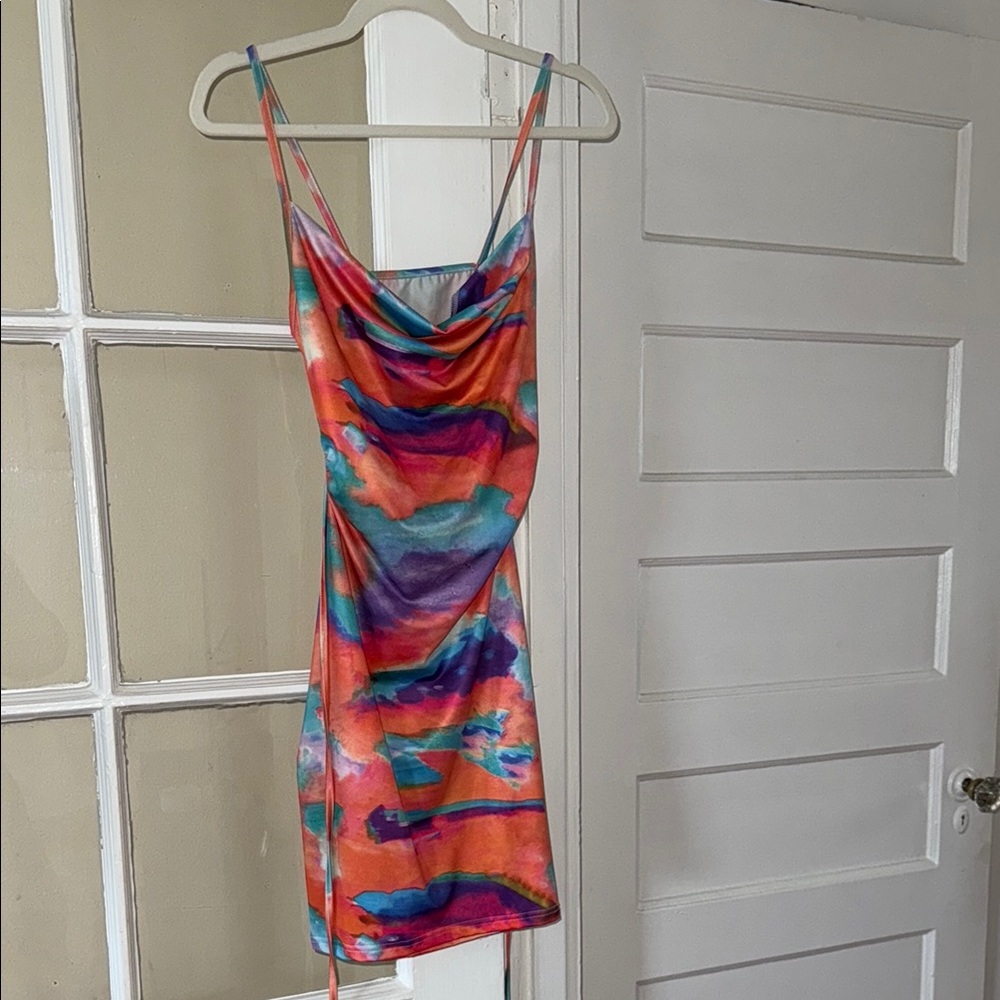 Colorful Strappy Dress